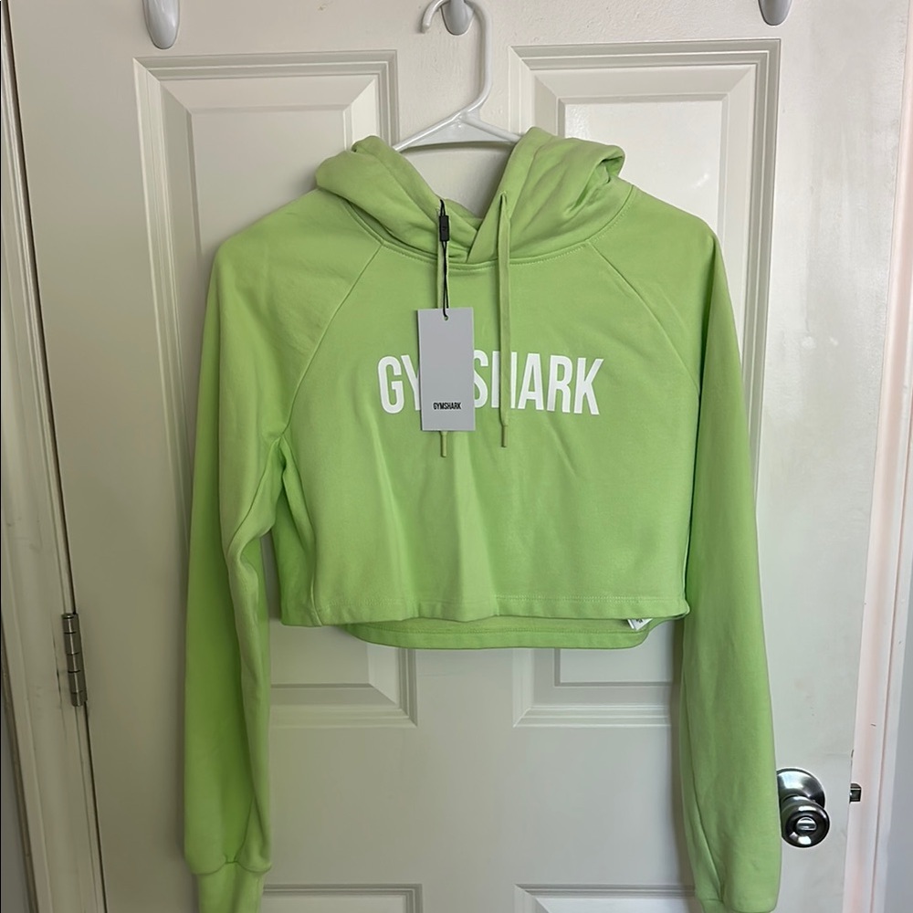 Gymshark Women's Lime Green Hoodie